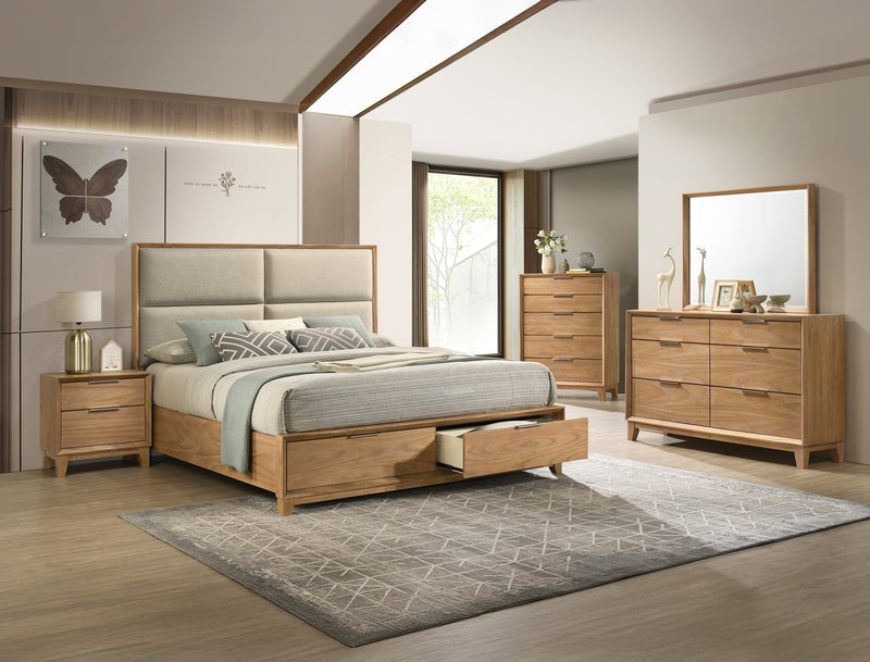 Florian Platform Storage Bed