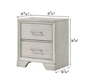 Jaymes Night Stand White Mist
