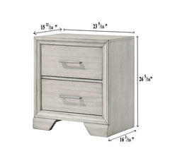 Jaymes Night Stand White Mist
