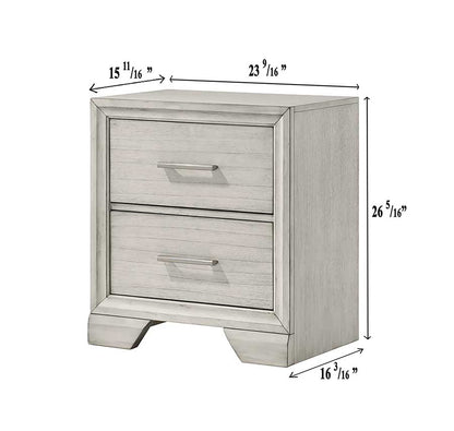 Jaymes Night Stand White Mist