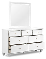 Fortman King Panel Bed, Dresser, Mirror, Chest and 2 Nightstands
