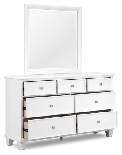 Fortman Full Panel Storage Bed, Dresser and Mirror