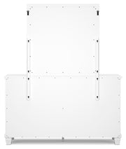 Fortman Twin Panel Bed with Mirrored Dresser and Chest