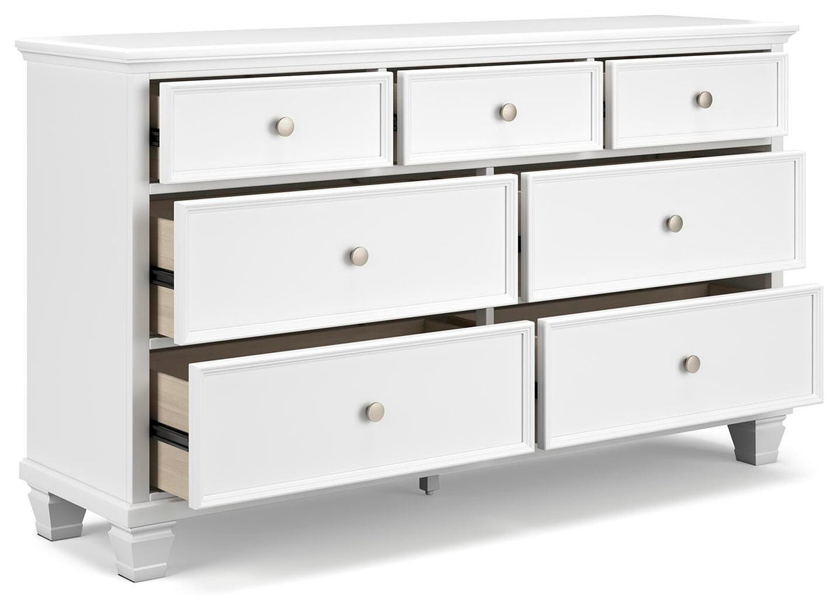 Fortman King Panel Bed, Dresser and 2 Nightstands