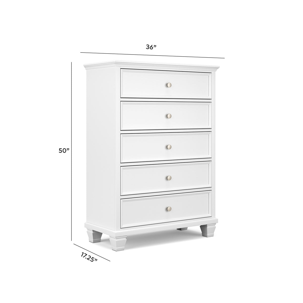 Fortman Five Drawer Chest