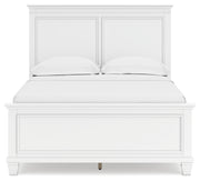 Fortman Full Panel Bed with Mirrored Dresser and Nightstand