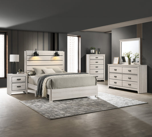Carter Chest White
