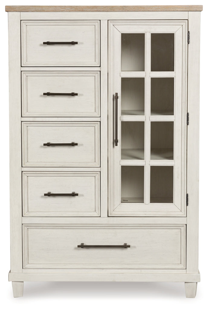 Shaybrock King Panel Bed, Dresser, Mirror and Chest
