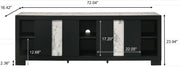 Rangley Tv Stand-Black