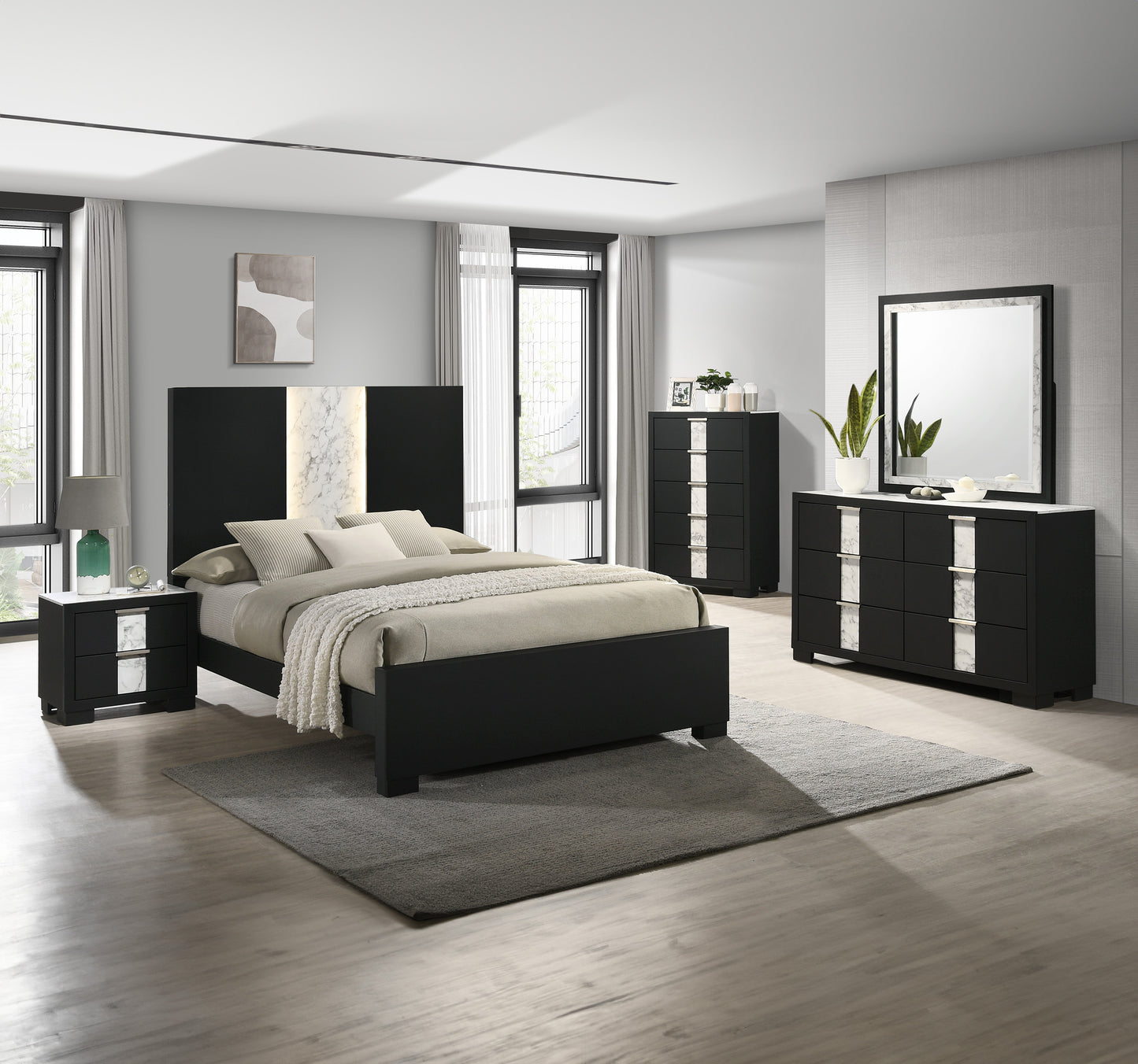 Rangley Night Stand - Black