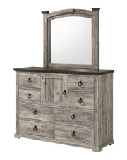 Ella-Mae Dresser Mirror-Reclaimed Grey