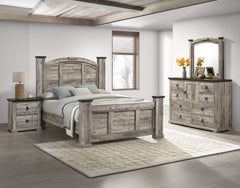 Ella-Mae Dresser Mirror-Reclaimed Grey