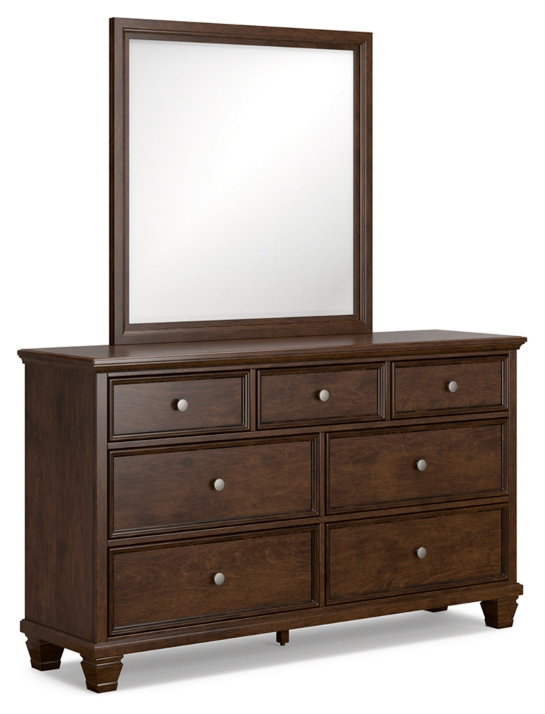 Danabrin Twin Panel Storage Bed, Dresser and Mirror