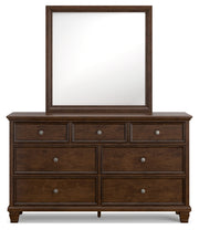 Danabrin King Panel Storage Bed, Dresser, Mirror and Nightstand