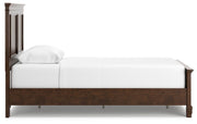 Danabrin Twin Panel Bed with Mirrored Dresser