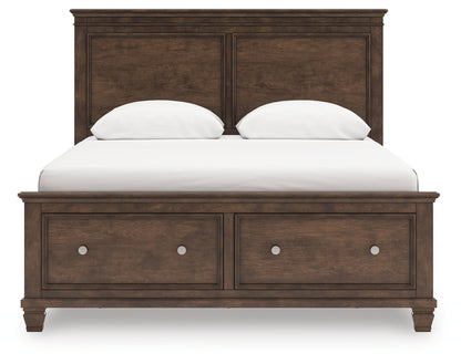Danabrin Queen Panel Storage Bed, Dresser and Mirror