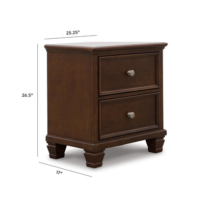 Danabrin Two Drawer Night Stand