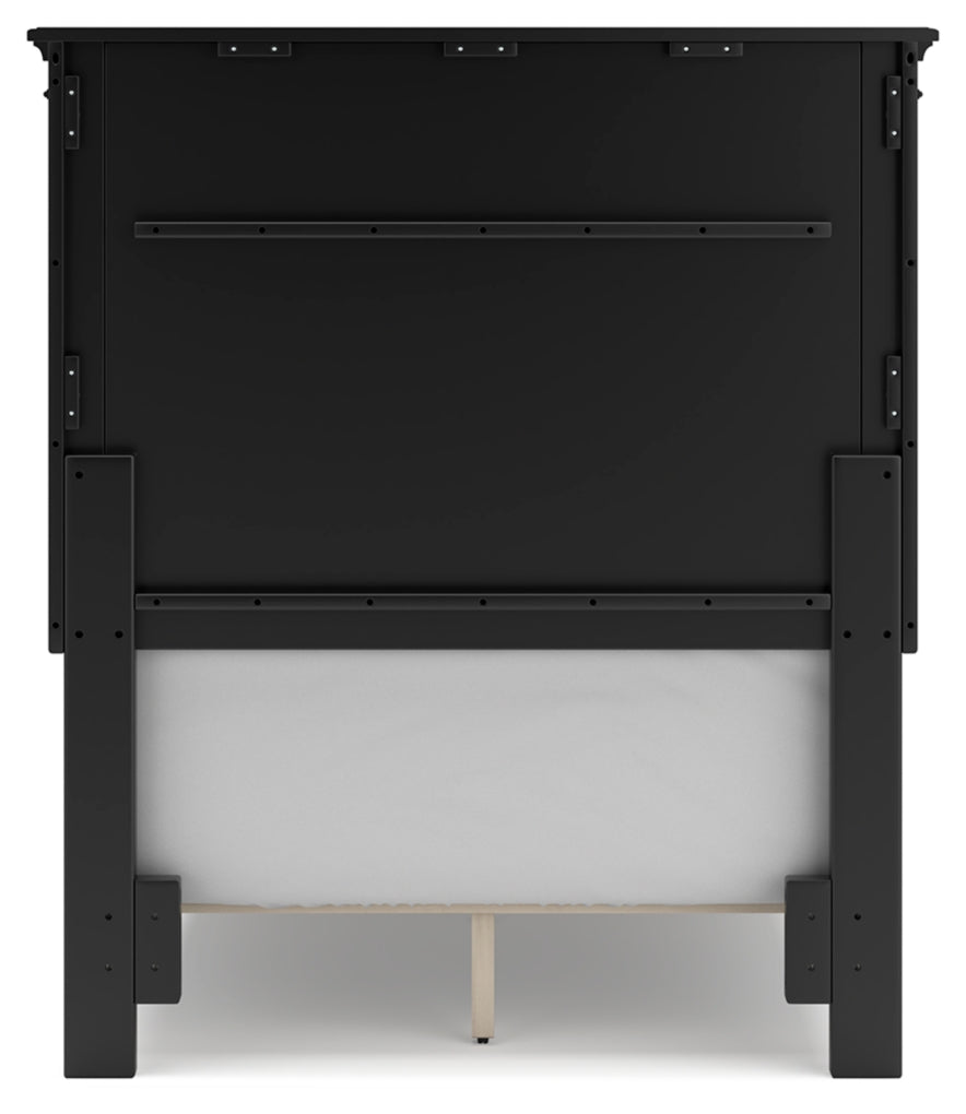 Lanolee Twin Panel Bed