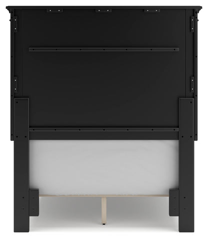 Lanolee Twin Panel Bed