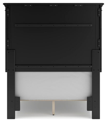 Lanolee Twin Panel Bed
