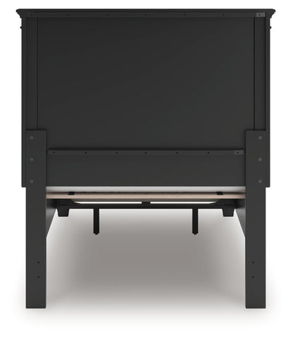 Lanolee Twin Panel Storage Bed