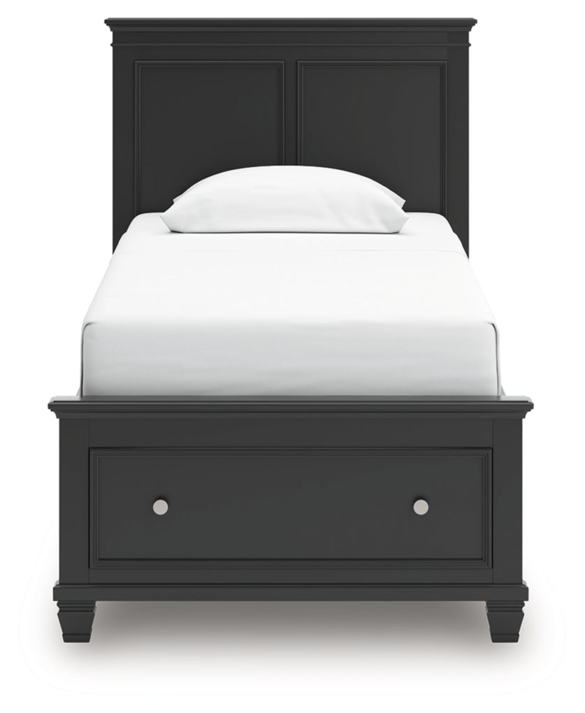 Lanolee Twin Panel Storage Bed