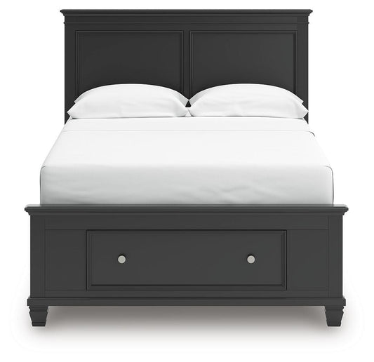 Lanolee Full Panel Storage Bed