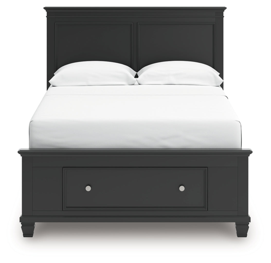 Lanolee Full Panel Storage Bed, Dresser and Mirror