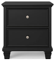 Lanolee California King Panel Bed, Dresser, Chest and 2 Nightstands