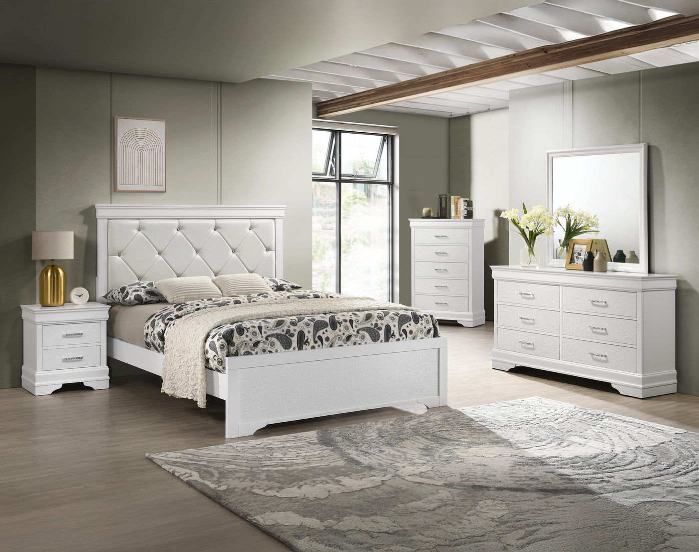Amalia Bed White