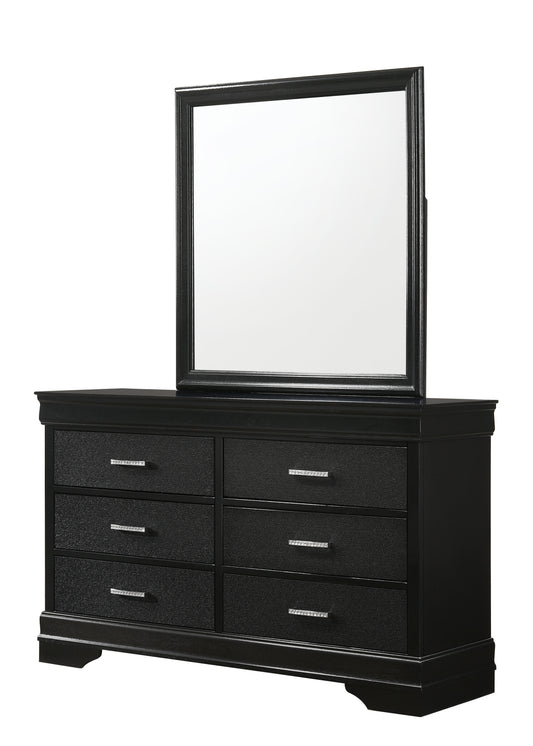 Amalia Dresser Mirror Black