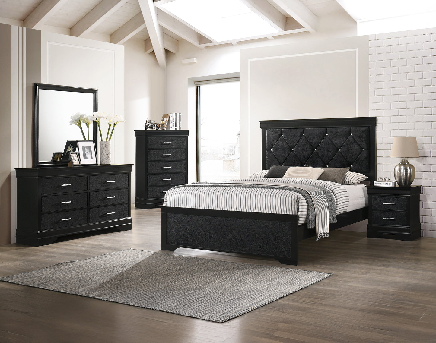 Amalia Night Stand Black