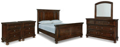 Porter Queen Panel Bed, Dresser, Mirror and 2 Nightstands