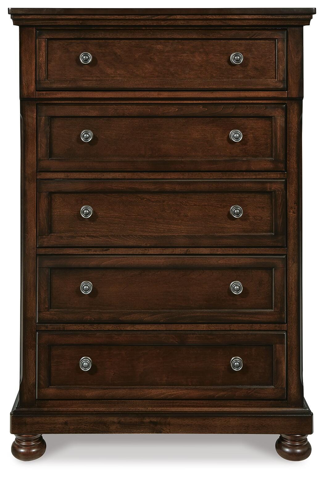 Porter California King Panel Bed with Mirrored Dresser and Chest