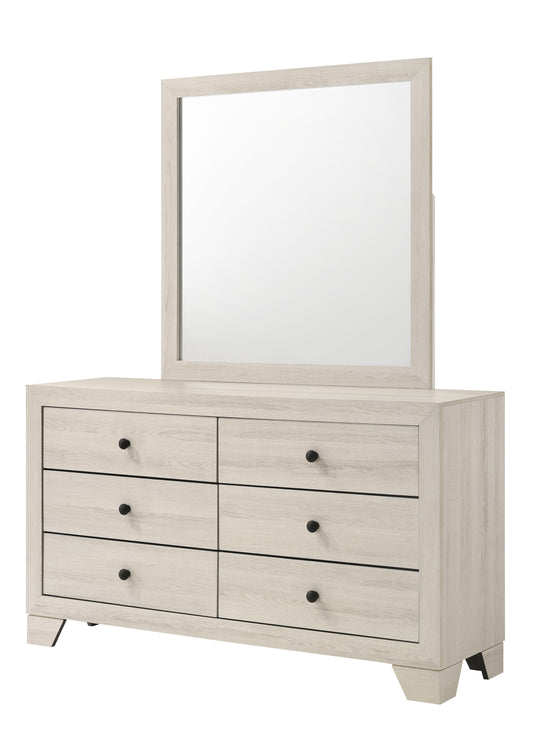 Atticus Dresser Mirror White