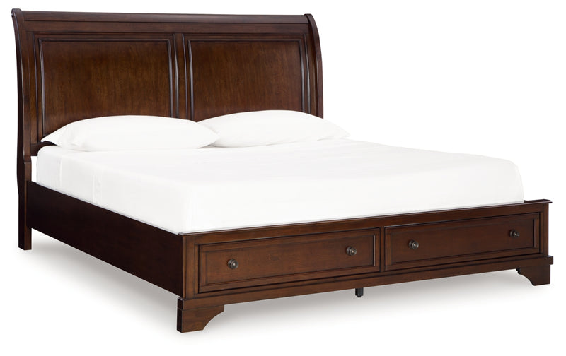 Trellington King Sleigh Storage Bed