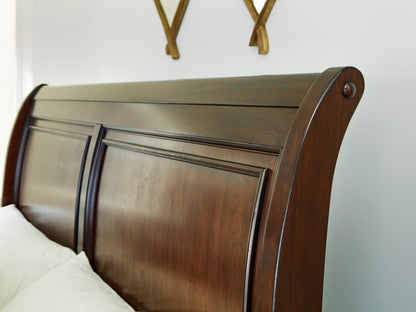 Trellington Queen Sleigh Storage Bed
