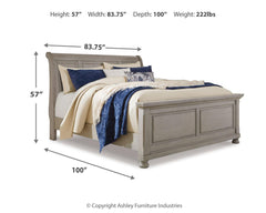 Lettner California King Sleigh Bed