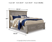 Cama con almacenamiento Lettner Panel