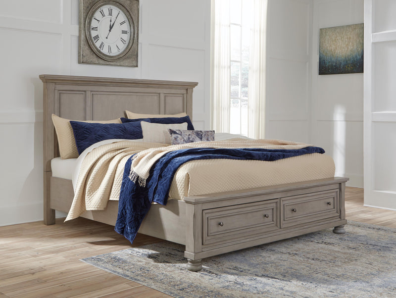 Cama con almacenamiento Lettner Panel