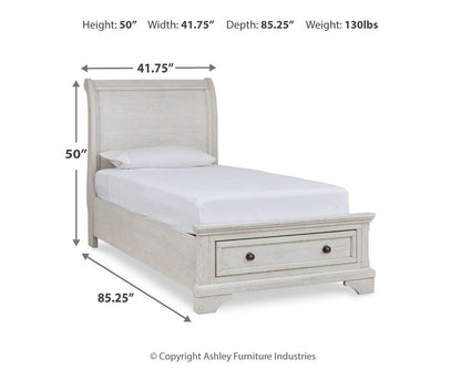 Cama con almacenamiento tipo trineo Robbinsdale