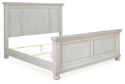 Robbinsdale Queen Panel Bed with Mirrored Dresser