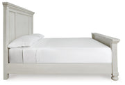 Robbinsdale Queen Panel Bed with Mirrored Dresser