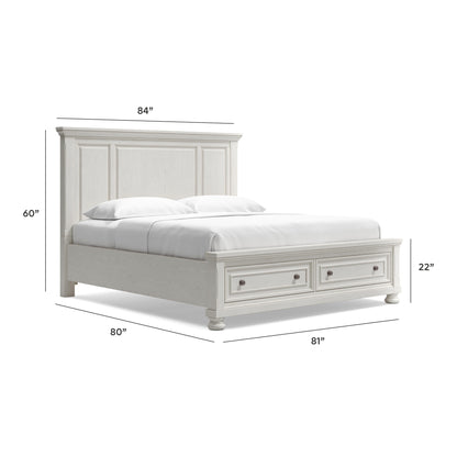 Robbinsdale King Panel Storage Bed