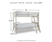 Robbinsdale Twin/Twin Bunk Bed w/Ladder
