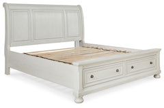 Robbinsdale Queen Sleigh Bed with Storage