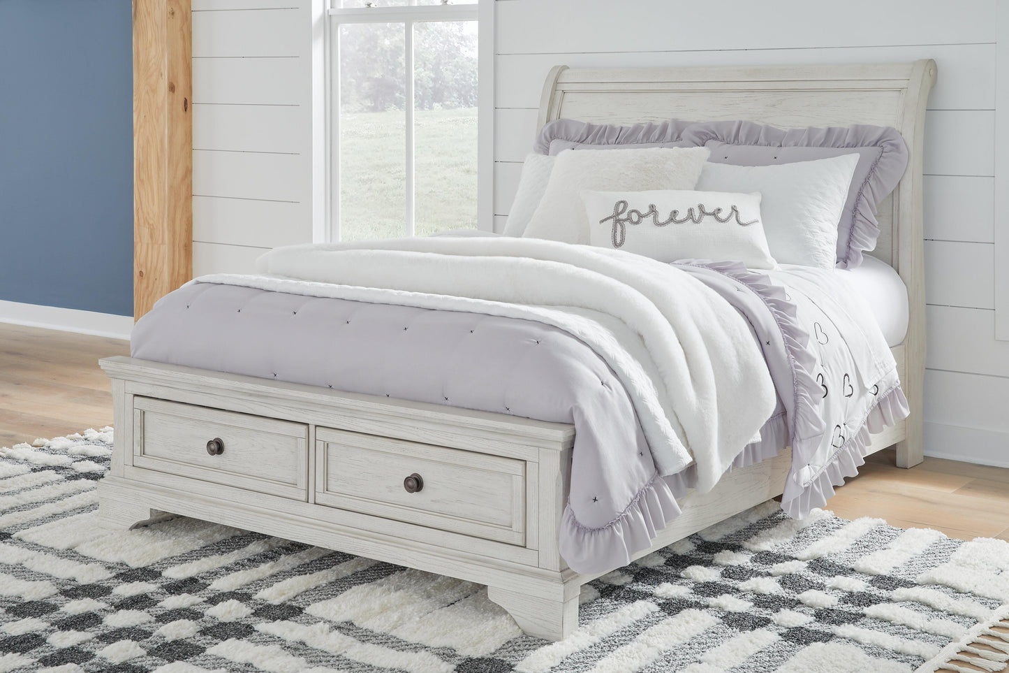 Cama con almacenamiento tipo trineo Robbinsdale