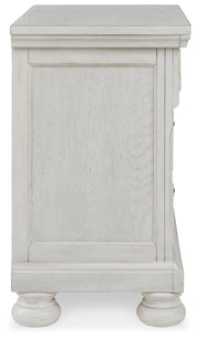 Robbinsdale Queen Panel Bed, Dresser, Mirror and Nightstand