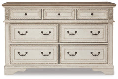 Realyn King Storage Bed, Dresser, Chest and 2 Nightstands