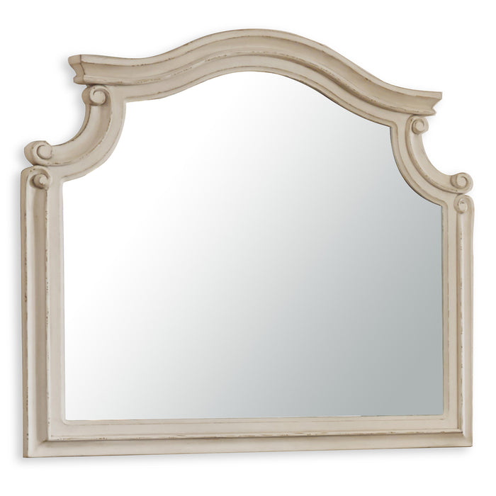 Realyn Mirror Chipped White Mirror
